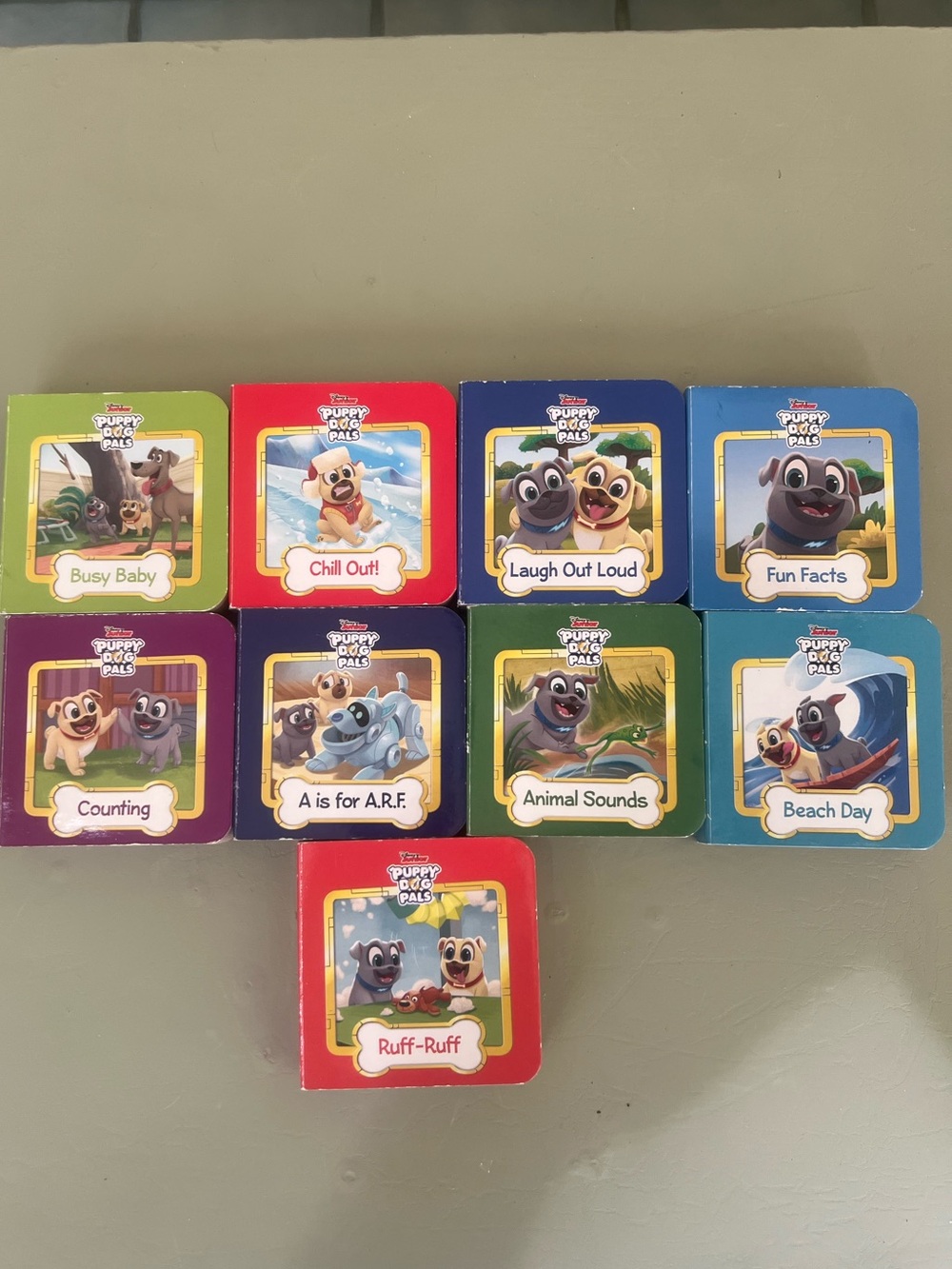 Disney Puppy Dog Pals Board Books Set - 9 Books